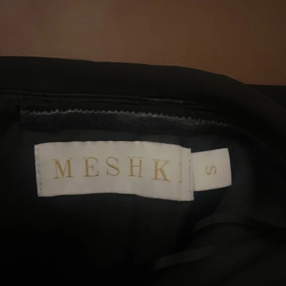 Meshki Astoria Black Strapless Crop Top - Size S - Picture 6 of 6